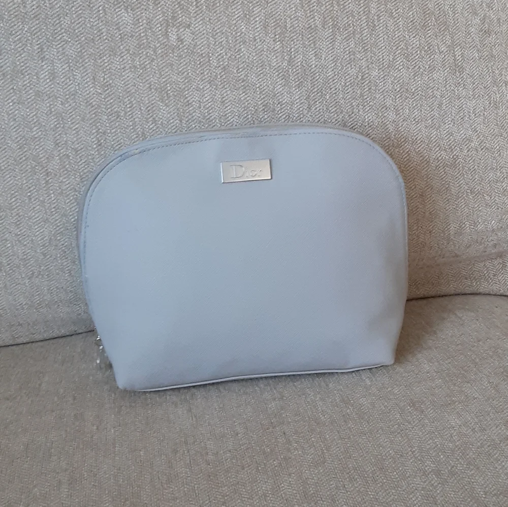 Dior Gray Women's makeup bag